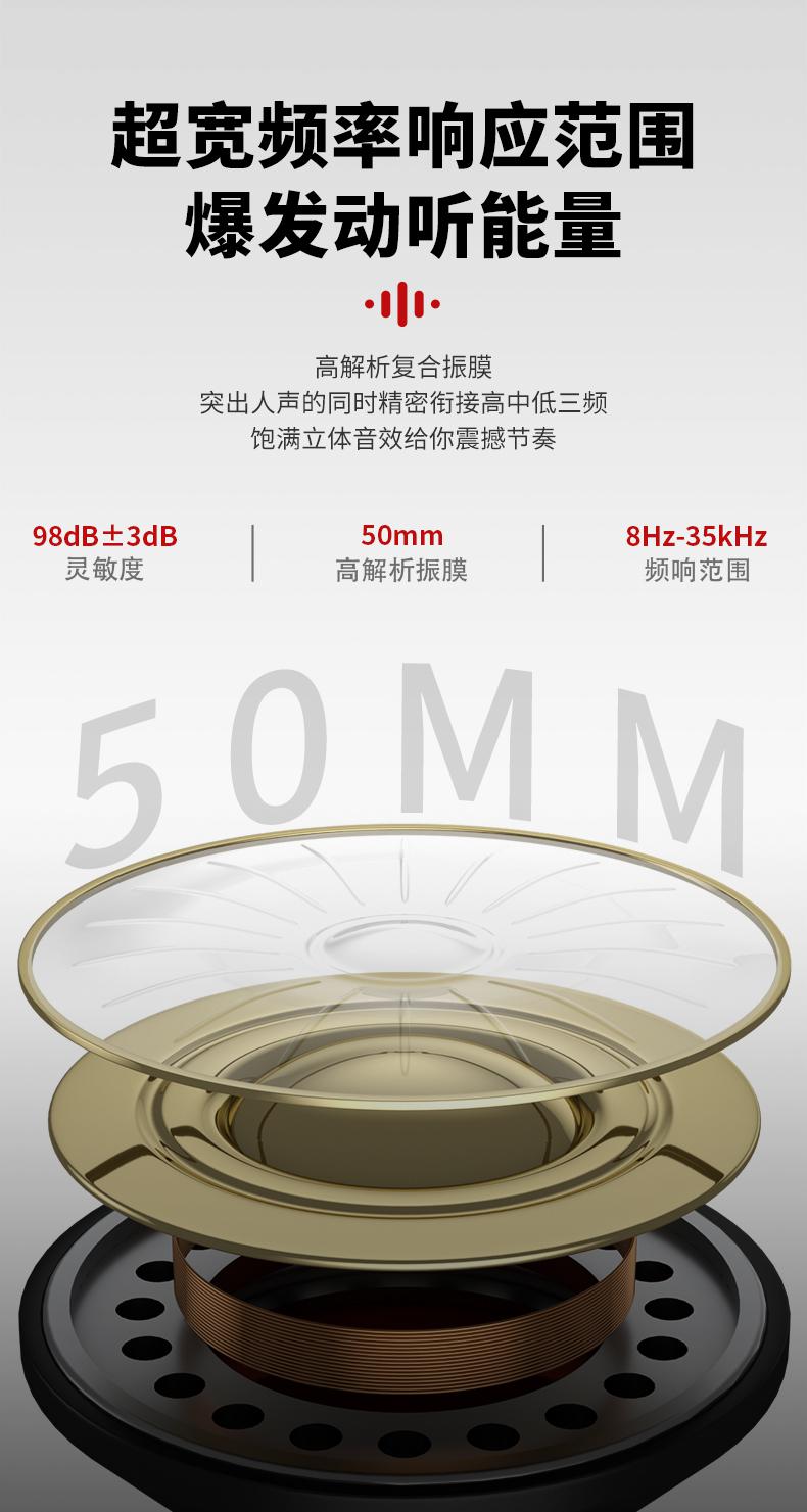 UAD MM500头戴式HiFi有线音乐耳机详情_8