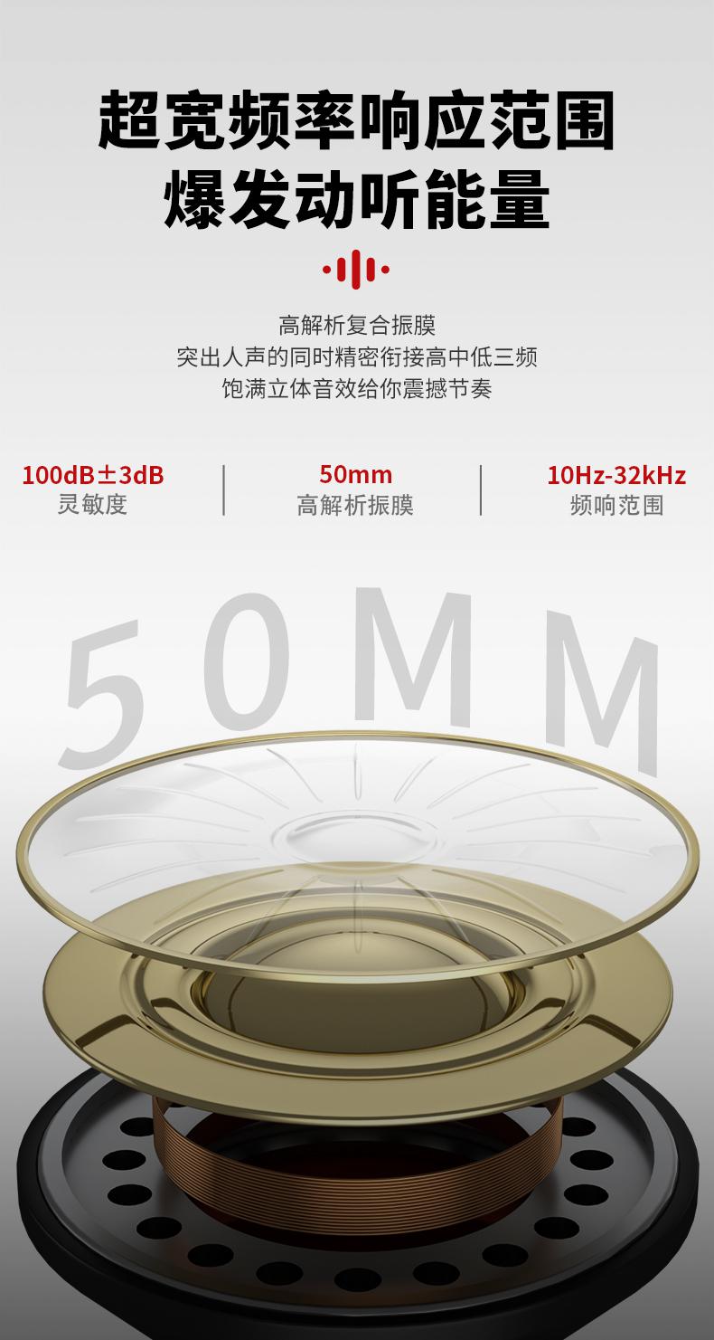 UAD MM200头戴式HiFi有线音乐耳机详情_8