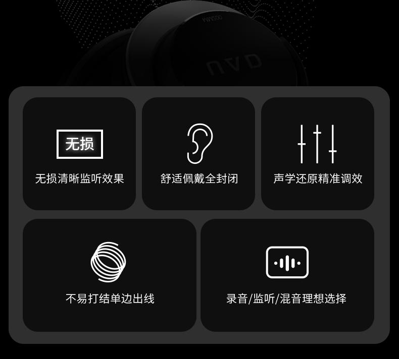 UAD MM200头戴式HiFi有线音乐耳机详情_6