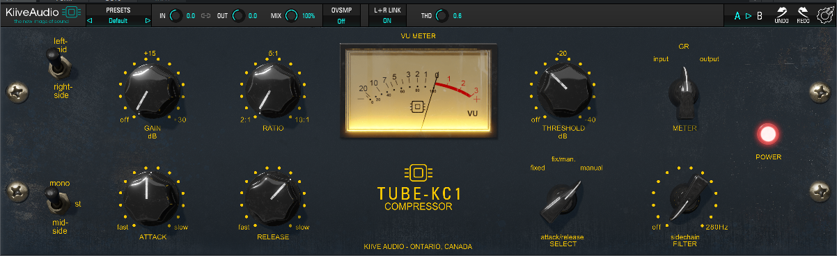电子管压缩 Kiive Audio – Tube KC-1 v1.0.0
